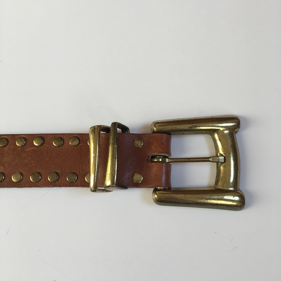 Vintage Boho Day-Lor Gold Metal Studded Belt M - Picture 2 of 6